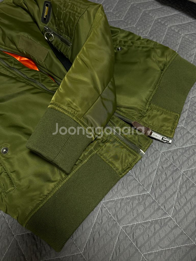 팬콧 항공점퍼 퀼팅 사이즈S--5