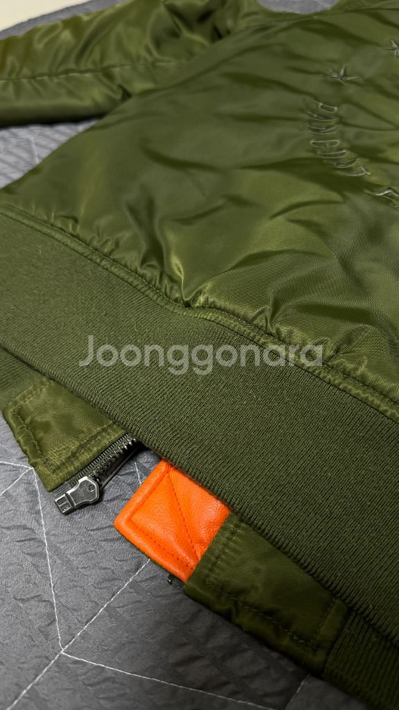 팬콧 항공점퍼 퀼팅 사이즈S--7