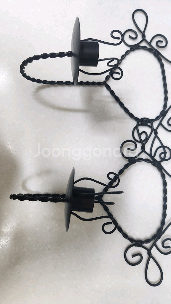 이케아 벽걸이 철제 촛대--1