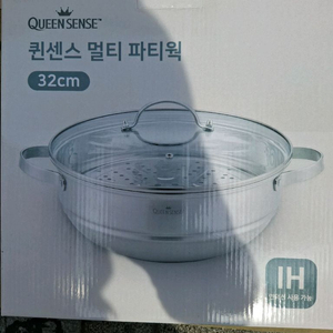 퀸센스 32cm 멀티 파티웍 새상품