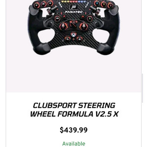 파나텍(fanatec)V2.5X림 구해요
