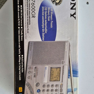 SONY ICF-SW7600GR 라디오 소장용 판매함