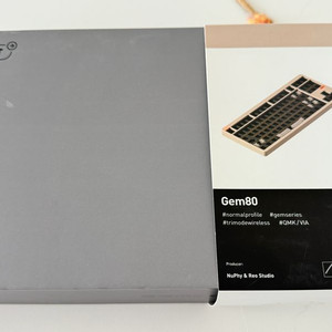 NuPhy Gem80 베이지 누피 기계식 키보드