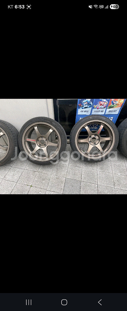 18인치 휠타이어 8j 40 pcd114.3현대기아--2