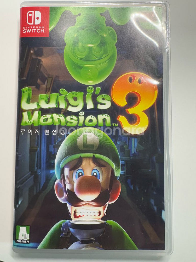 닌텐도 스위치 루이지 맨션3 타이틀--0