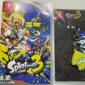 닌텐도 스위치 스플래툰3 타이틀+특전키링