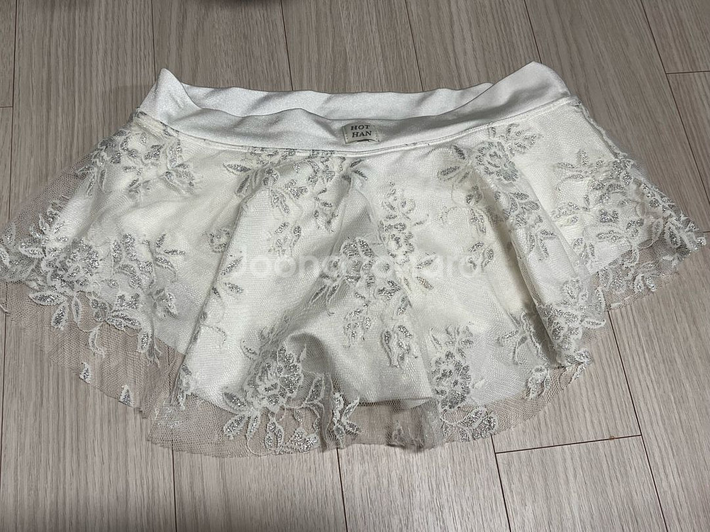 핫한 샬롯 폴링 드레스 쇼츠 화이트 S 폴웨어 레이스--2