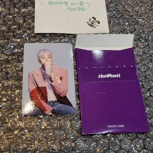 지드래곤 더 벤티 포토카드 새상품 (인증, 네고가능)