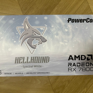 라데온 RX 7800XT 헬하운드 화이트 중고 판매