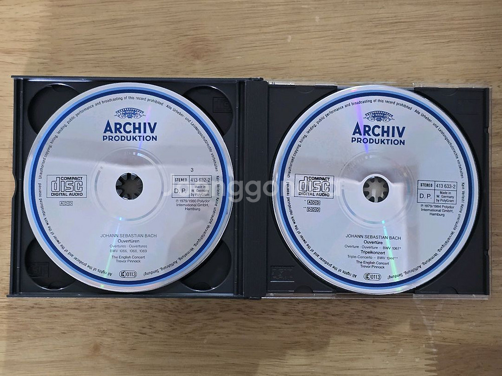 CD 음반 j.s.bach compact disc--3