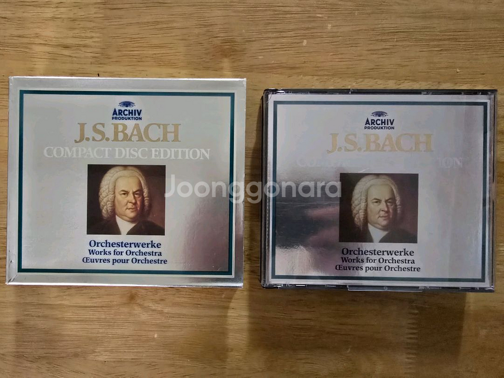 CD 음반 j.s.bach compact disc--1
