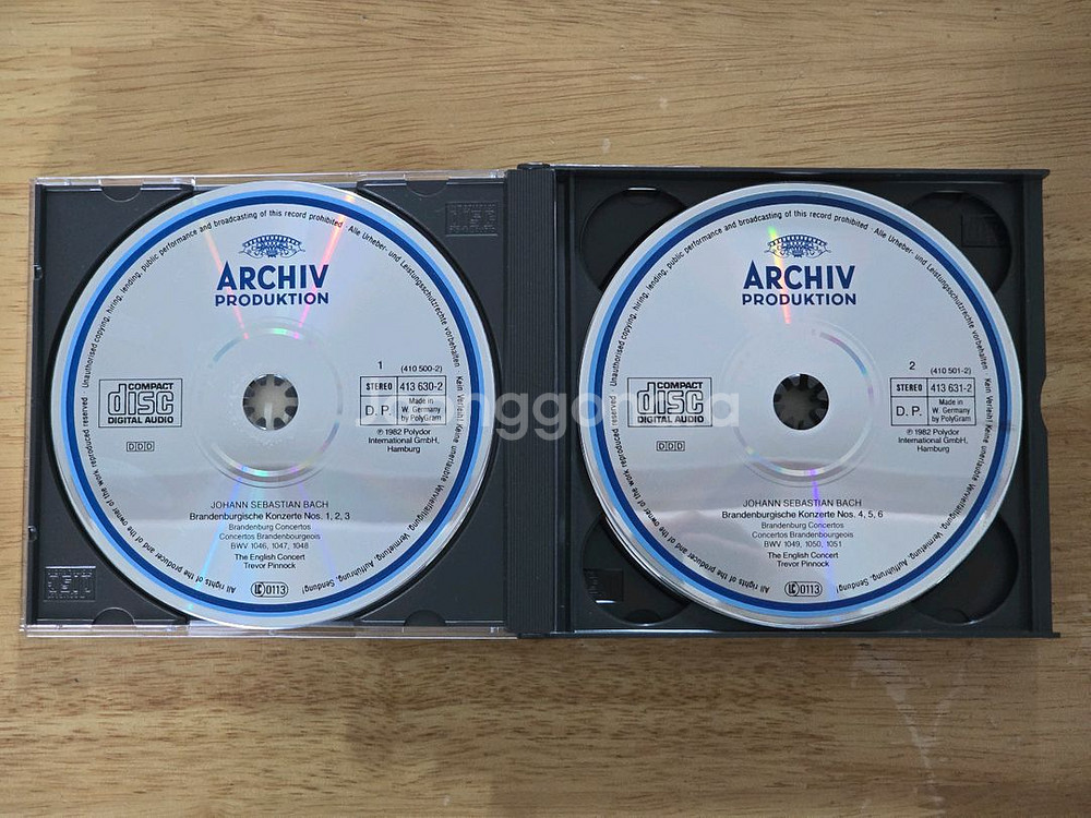 CD 음반 j.s.bach compact disc--2