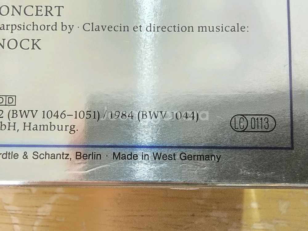 CD 음반 j.s.bach compact disc--6