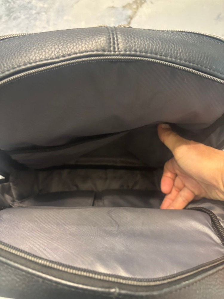 깨끗한 샘소나이트 소가죽 백팩 캐주얼 정장 최고급형 이미지