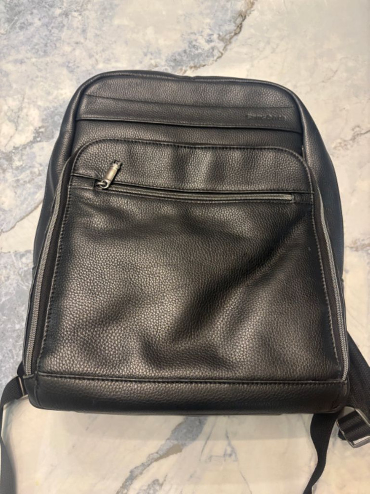 깨끗한 샘소나이트 소가죽 백팩 캐주얼 정장 최고급형 이미지