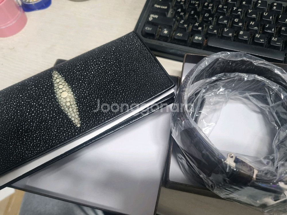 가오리 지갑 피에르가르뎅 벨트 새제품--2