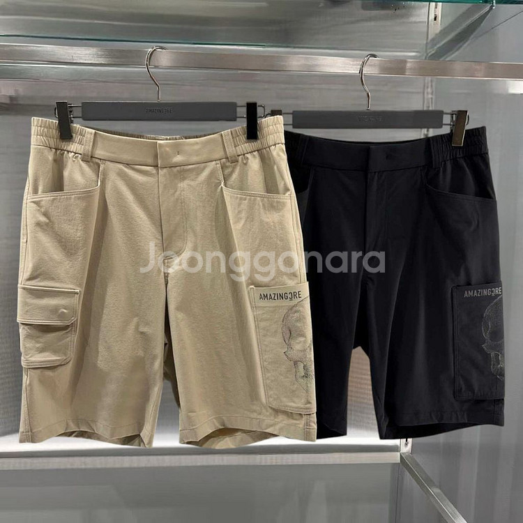 어메이징크리 남성 골프웨어 AM1 유틸리티 카고 숏팬츠--0