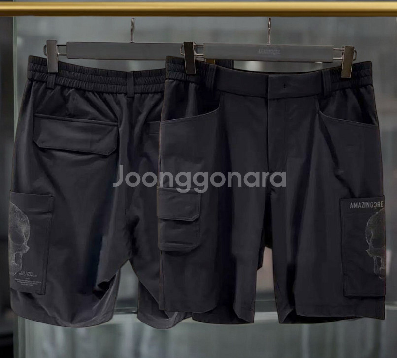 어메이징크리 남성 골프웨어 AM1 유틸리티 카고 숏팬츠--3