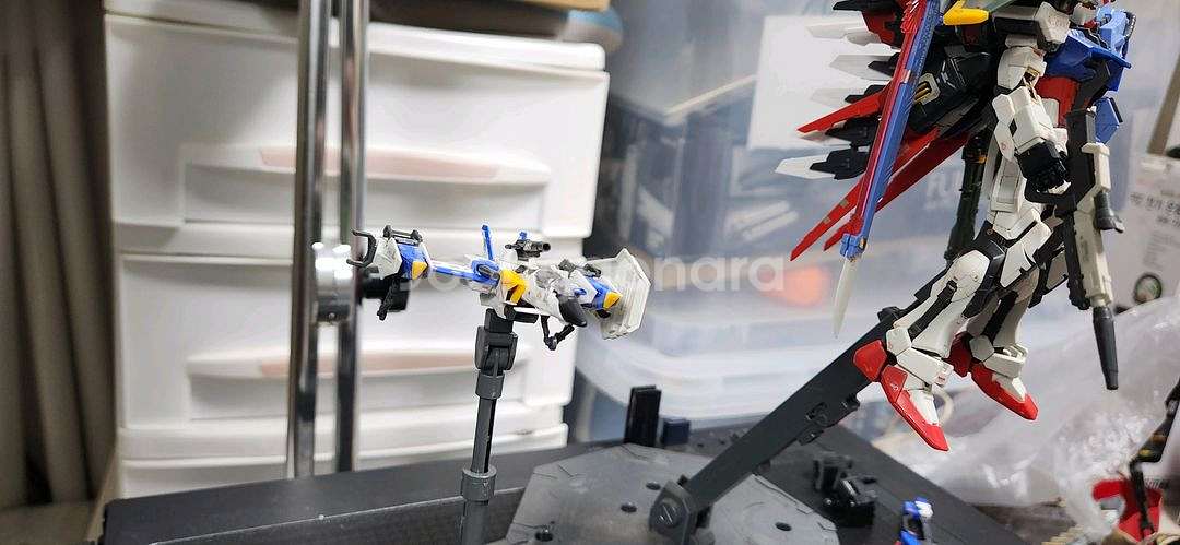 반다이 한정 rg 퍼펙트 스트라이크 건담+ 스카이 그래--2