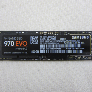 삼성전자 970 EVO M.2 NVMe 500G