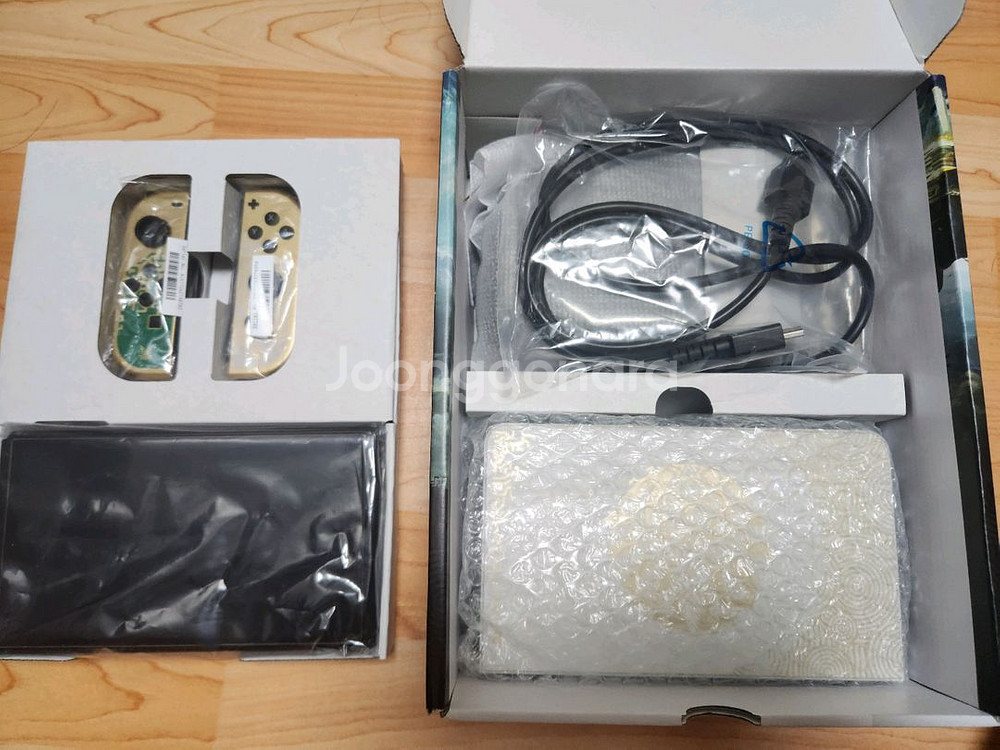 닌텐도 스위치 OLED 젤다 티어스오브더킹덤 에디션 풀--1