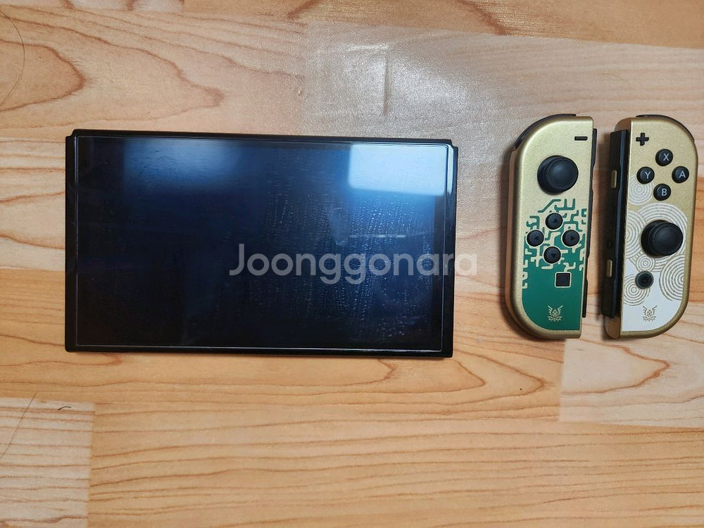 닌텐도 스위치 OLED 젤다 티어스오브더킹덤 에디션 풀--2