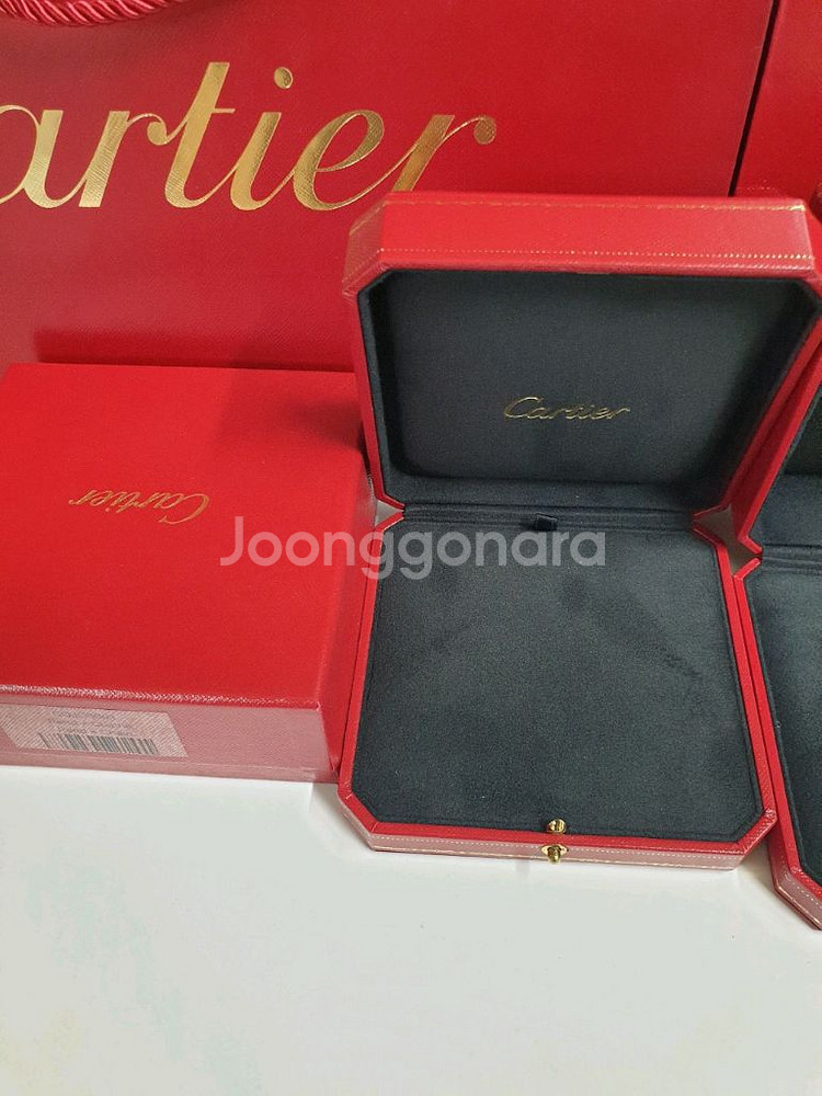 까르띠에 정품 (목걸이, 팔찌, 반지) 케이스 , 박스--0
