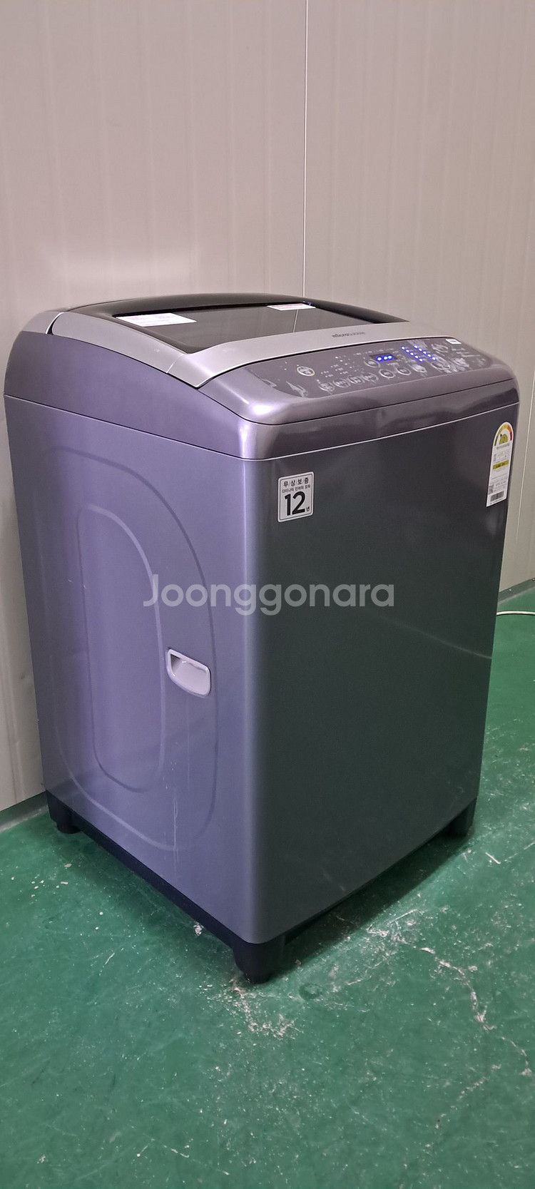 2563 대우클라쎄 15KG 통돌이세탁기(메탈그레이)--2