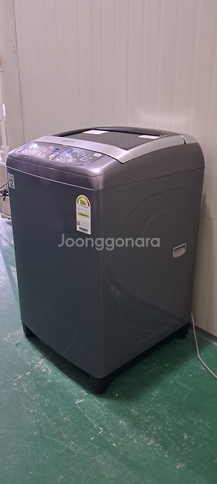 2563 대우클라쎄 15KG 통돌이세탁기(메탈그레이)--1