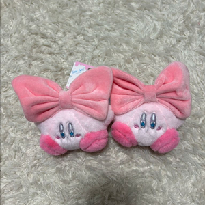 (새상품)별의커비 리본인형 키링우정템2개