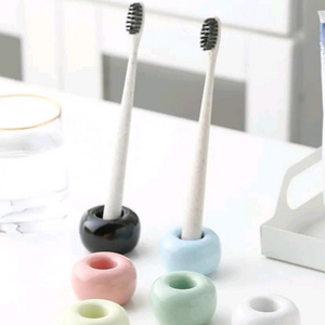 세라믹 도자기 칫솔꽂이 화이트 2개