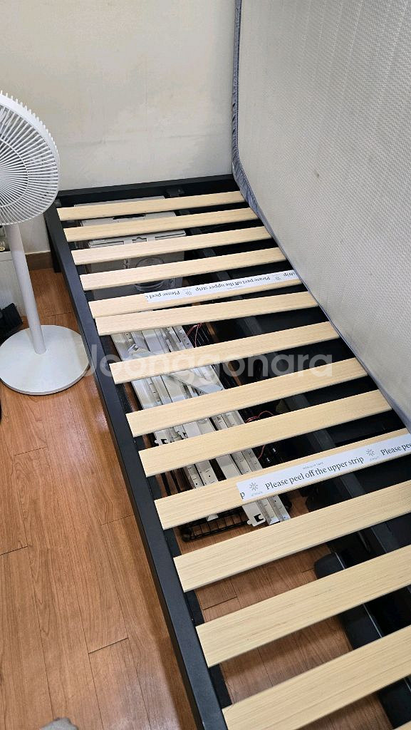지누스 퀵스냅 침대 프레임 슈퍼싱글--1
