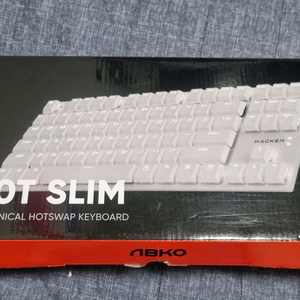 앱코 K640T SLIM 화이트 키보드 판매합니다