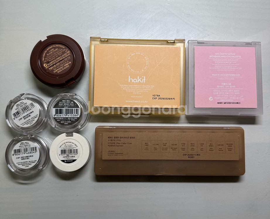 팔레트 묶음 1.5만원 *화장대 정리*--1