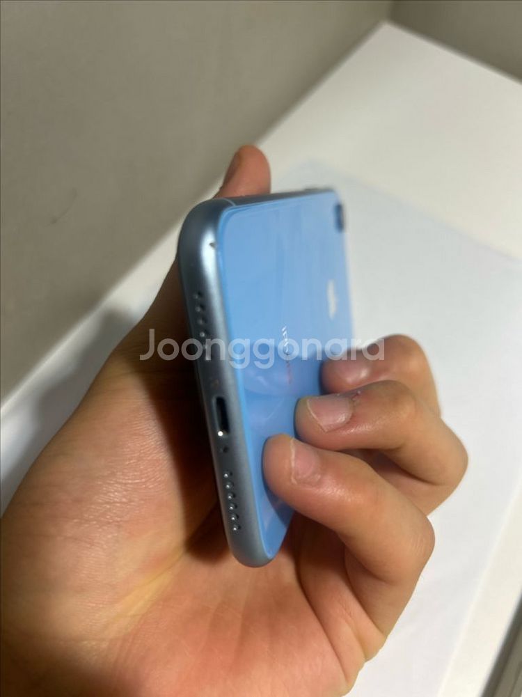 아이폰 xr 블루 128기가--0