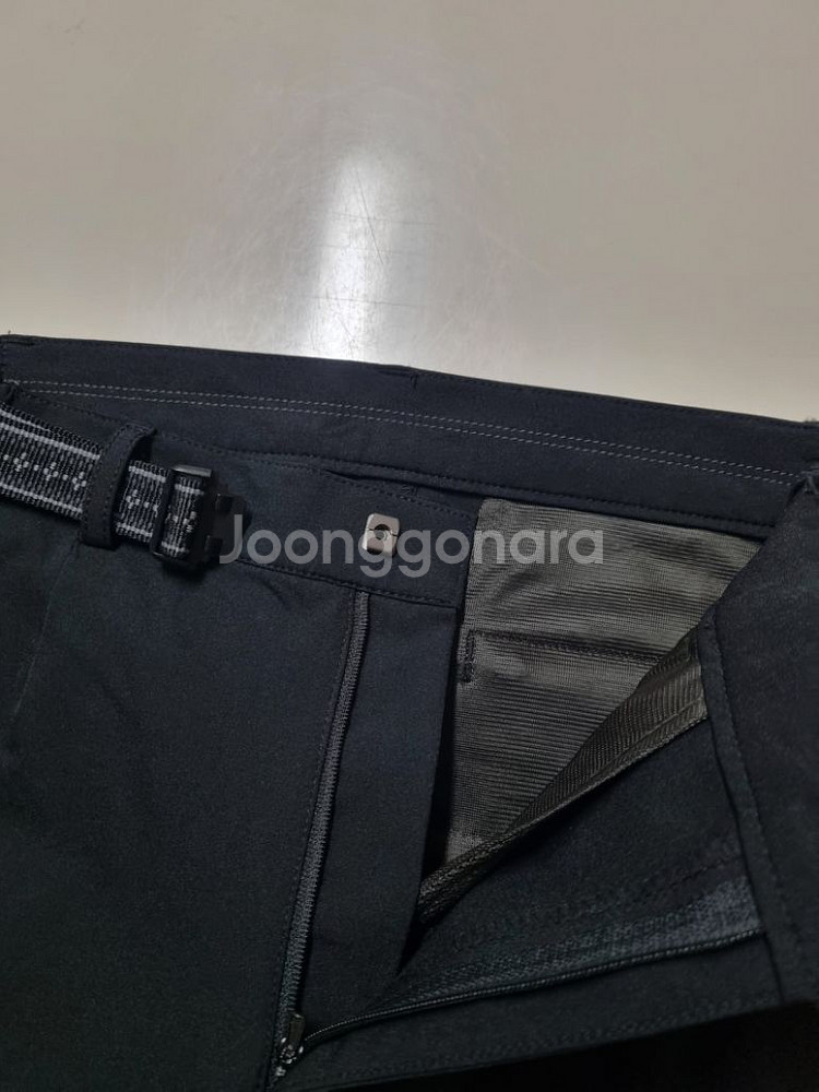 28)코오롱스포츠 여성 블랙바지 스판바지 기능성바지--3