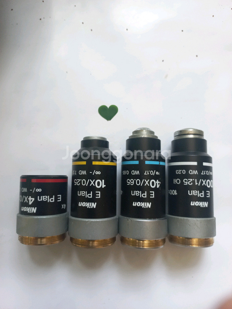 NIKON 현미경 대물렌즈셋트 싸게판매--3