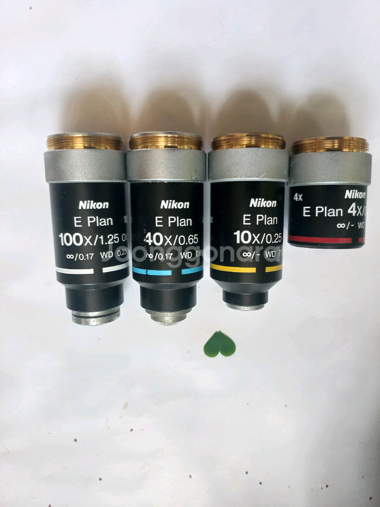 NIKON 현미경 대물렌즈셋트 싸게판매--4