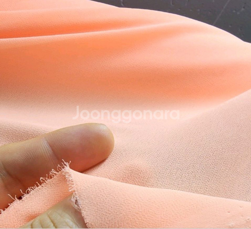 원단 쉬폰오렌지색( 4마360cm)--6
