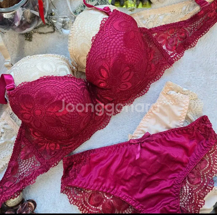 레이스 브라팬티세트 AB 75 80 85 90 판매 여--6