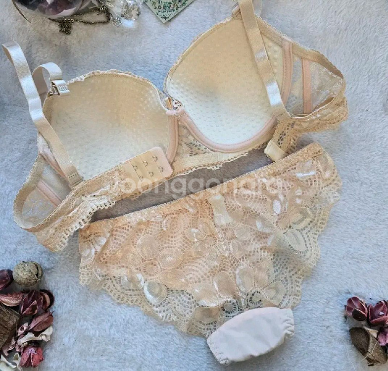레이스 브라팬티세트 AB 75 80 85 90 판매 여--4