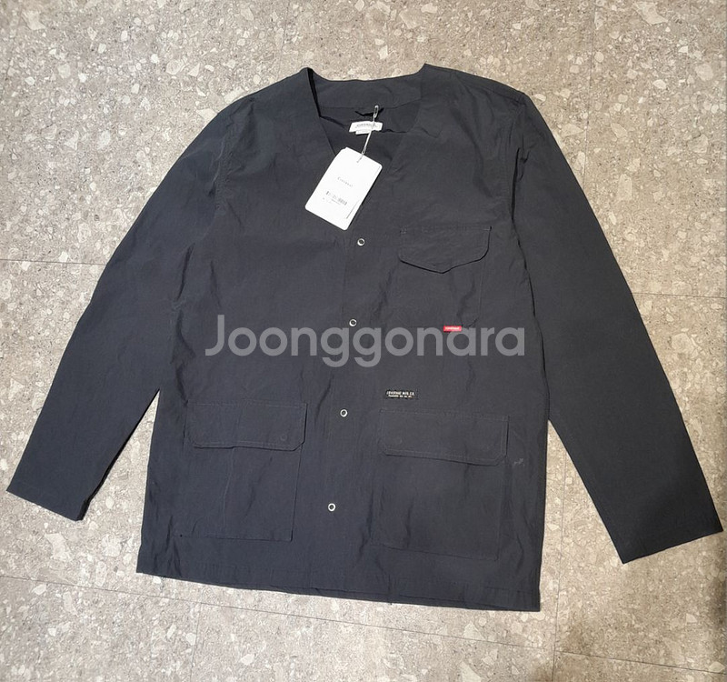 (새상품) 커버낫 헨리넥 바람막이 네이비 (XL)--0