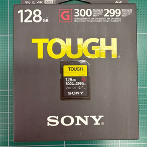 소니정품 SF-G128T 터프 V90 SD카드