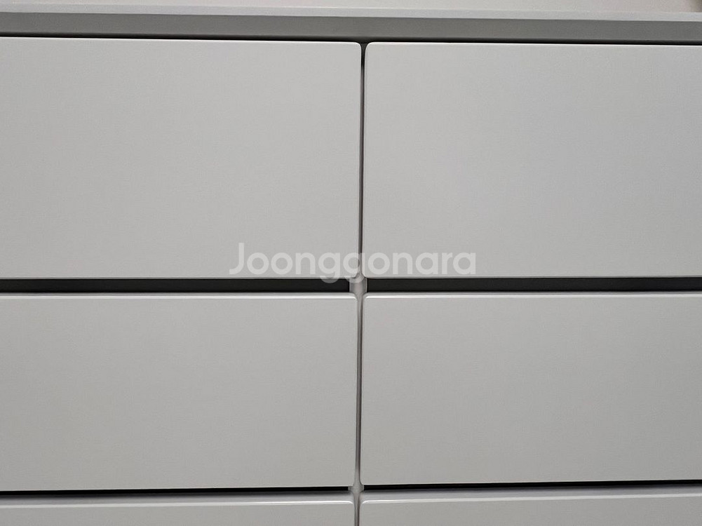 3단 화이트 원목 도장 서랍장(새상품)--2
