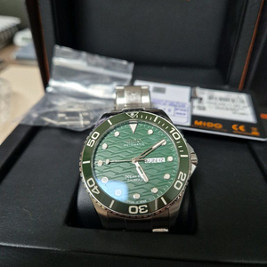 미도 오션스타 200c 그린 다이버시계
