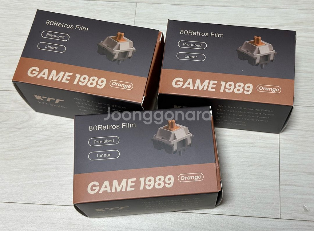 80RETROS X KTT Game 1989 오렌지축--0