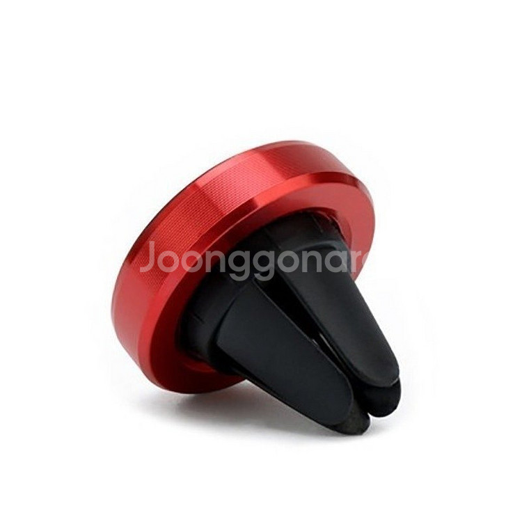 새 빨강색 차량용 송풍구 거치대 핸드폰 홀더 연결 고정--1