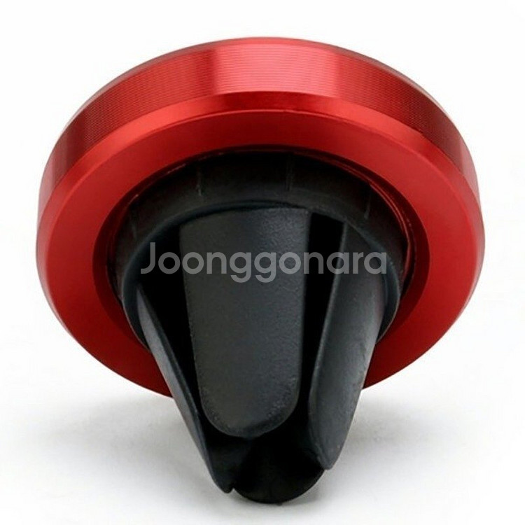 새 빨강색 차량용 송풍구 거치대 핸드폰 홀더 연결 고정--0