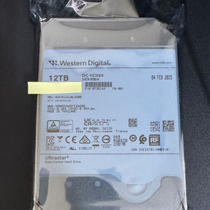미개봉 WD Ultrastar DC HC520 12TB