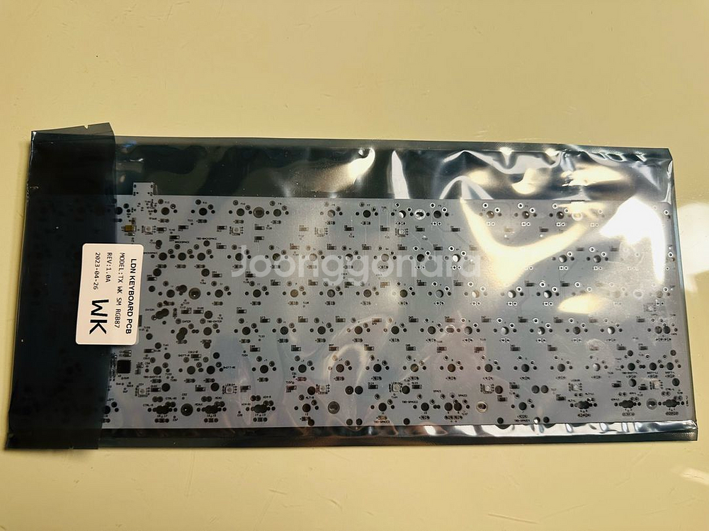 미개봉 87 배열 기계식 키보드 기판 PCB LED포함--0